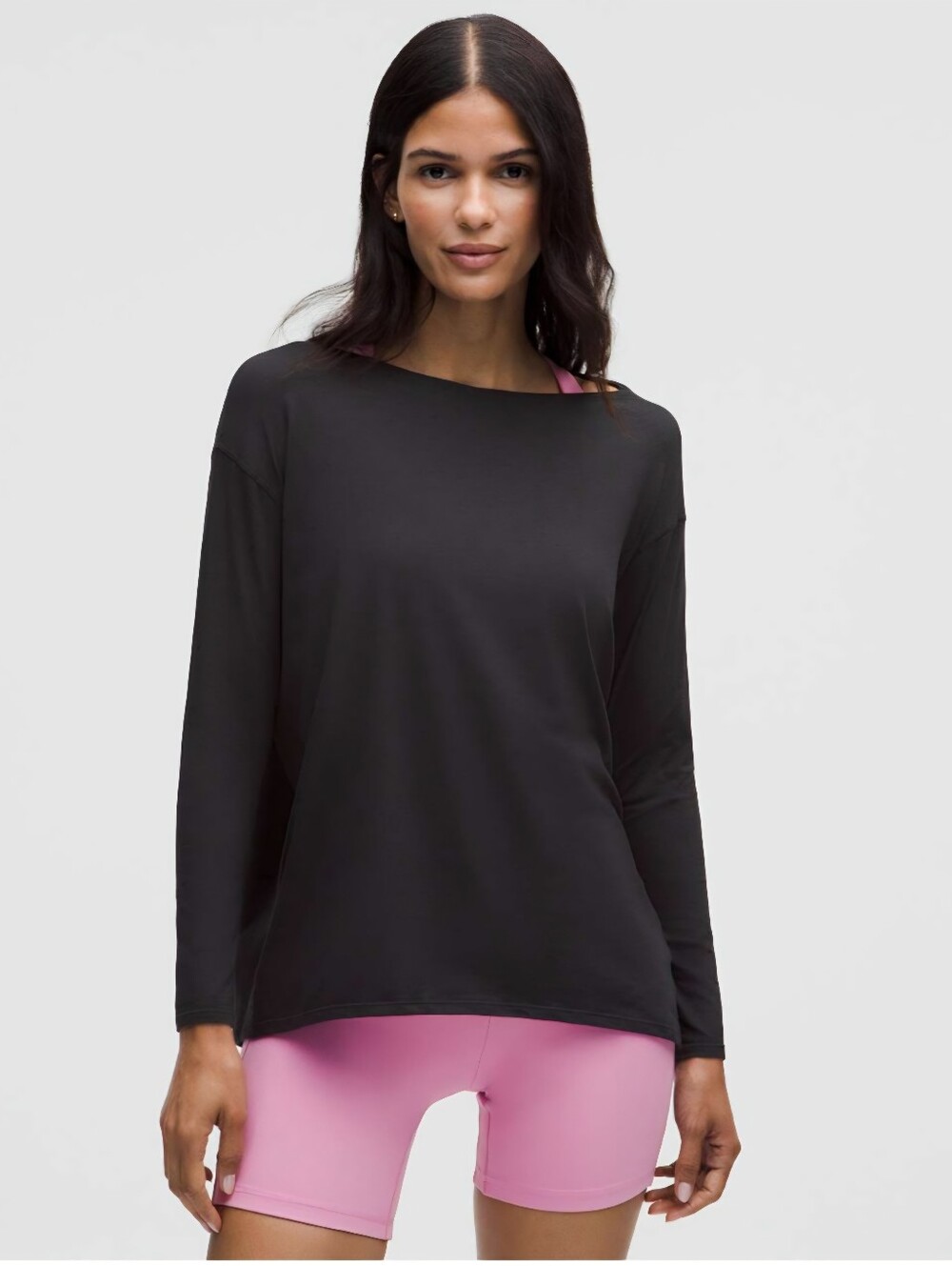 Back In Action Long Sleeved Top - Black